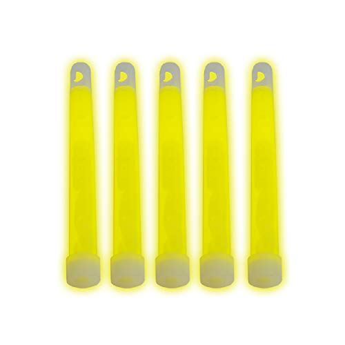 10er Set - Power-Knicklicht/Leuchtstab Tactical Light im Militär-Standard - gelb leuchtend (6" / 15cm) - einzeln verpackt - 30 Minuten Leuchtdauer = sehr hell leuchtend – Bild 5