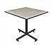 42 in. Square Kobe X Base Lunchroom Table - Maple