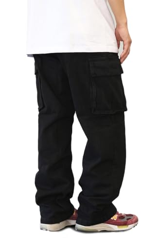 AIRNINE Men's Baggy Fit Cargo Denim Jeans (28 to 40)3