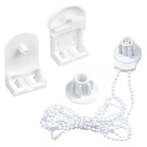 Gaomumu 25mm Plastic Roller Shutter Top Controller Zipper-Style Curtain Top Hardware Safety Backup Component Fittings for Curtain Rods/Blackout Roller Blind Brackets
