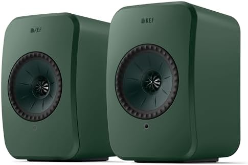 KEF LSX II LT Wireless HiFi Speakers - Pair (Sage Green)