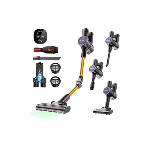 Zynet S9 Aspirapolvere Senza Fili, 45000Pa/500W/45Min Scopa Elettrica Senza Fili
