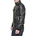Levi's Men's Vintage Deer Faux Leather Aviator Bomber (Standard and Big & Tall), black sherpa, Large