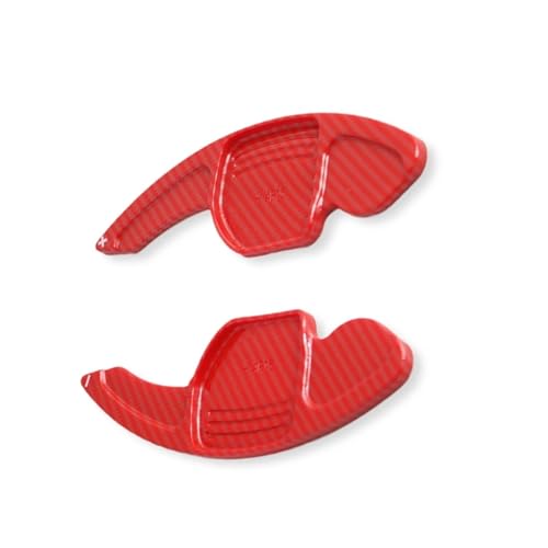 Levas cambio volante compatible con Seat en acabado deportivo carbon red