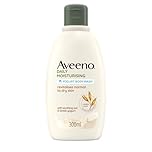 Aveeno Daily Moisturising Bagno Doccia Allo Yogurt, Bagnoschiuma idratante senza sapone, Docciaschiuma al profumo di Vaniglia, Bagnodoccia per pelli sensibili con Avena e Yogurt Greco, 300 ml
