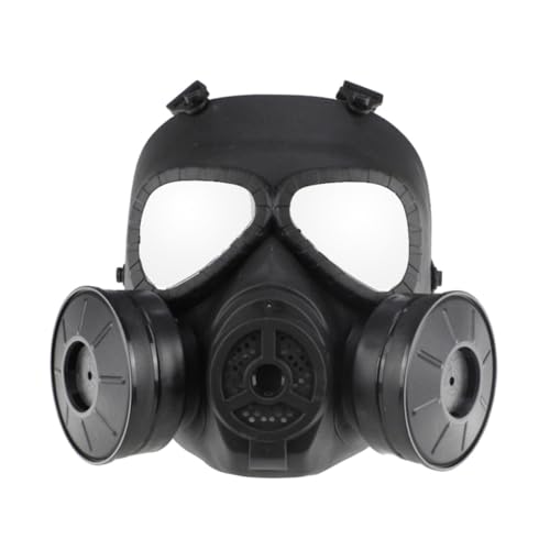 NIYANGLE 2 Unidades máscara de gás de rosto inteiro mascara de gas Máscara de gás protetora máscara