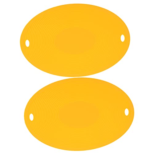 NAMOARLY 2 Almohadillas De Aislamiento Térmico De Silicona para Utensilios De Cocina Expositores Hornos Secadores De Platos Encimeras Utensilios De Cocina Latas Salvamanteles para