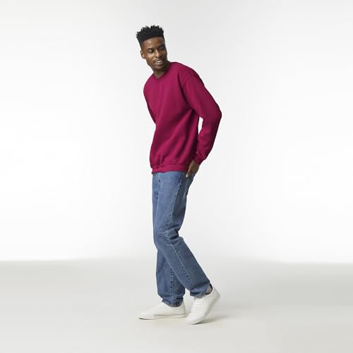 Image of Gildan Men's Cotton Spandex Polyester Blend Crew Neck Sweatshirt