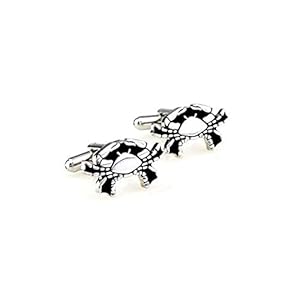 Daesar Mens Manchetknopen Grappige Manchetknopen en Studs Constellation Zilver Zwart Manchetknoop Doos