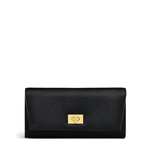 RADLEY London Brook Avenue Women's Leather Large Flapover Wallet, Black