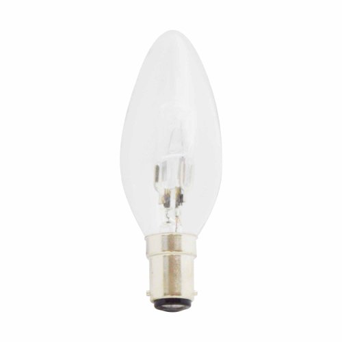 Status Small Bayonet Cap Halogen Candle Bulb 42 W 240 Volts Transparent 10 Units