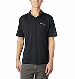 Tejido Omni-Wick Columbia Zero Rules Polo Shirt - Camiseta para Hombre, Color Negro, Talla XL