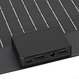 Honseadek Panel solar monocristalino de 80 W para RV, cargador solar...