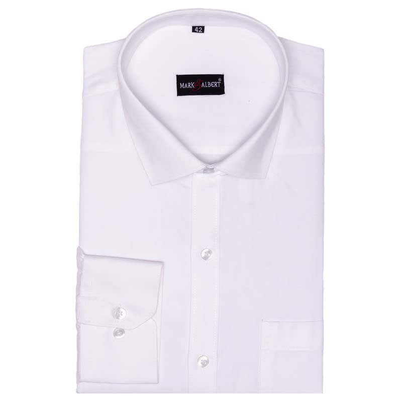 Image of MARK & ALBERT Men's Cotton Formal Shirt