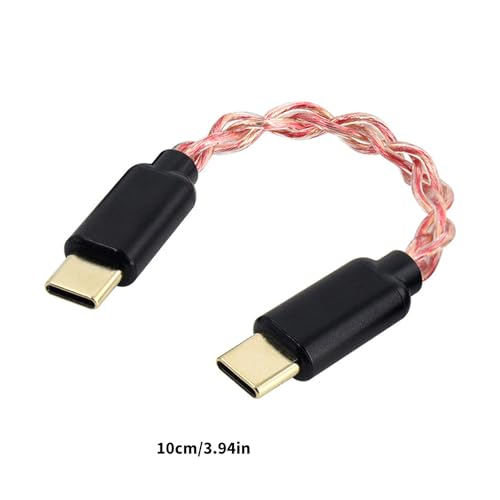 Adaptador de sonido USB C para evitar cortes de audio con cable de sonido resistente móvil 4