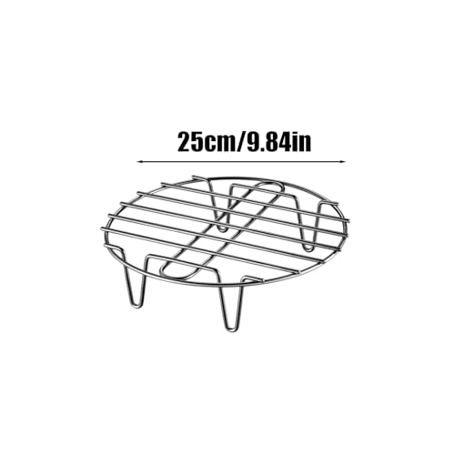 Parrilla aislante del calor de acero inoxidable con soporte antiadherente 3