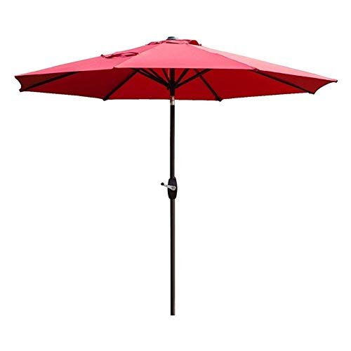Parasol para piscina y terraza CLSDRZC con lona winred de 2.7m para tardes de verano frescas