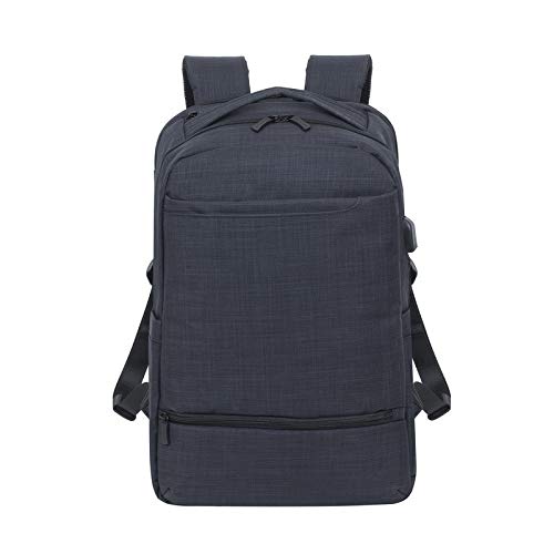 RIVACASEBISCAYNE Sac a dos noir premium - 17.3"