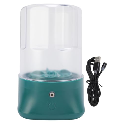 Lavadora portátil, minilavadora inalámbrica recargable, minilavadora silenciosa para ropa interior, ropa de bebé, calcetines, apartamentos, dormitorios, camping, autocaravanas, (GREEN)