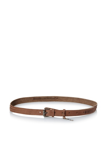 Raw Men's 3-Strand Belt, Antique Brown, L
