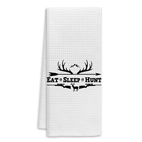 Eat Sleep Hunt Deer Hunting Quote Bath Towel,Hunting Lovers Gifts Decorative Towel,Hunters Gifts #TOP18