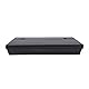 Bordsteinrampe Auffahrrampen 2 Stück Gummi Bordsteinkanten-Rampe, Rampen gegen Hindernisse für Rollstuhl Auto Fahrzeug Wohnwagen Roller Fahrrad Skateboard Motorrad Kinder Hund 48.7 x 24 x 10cm