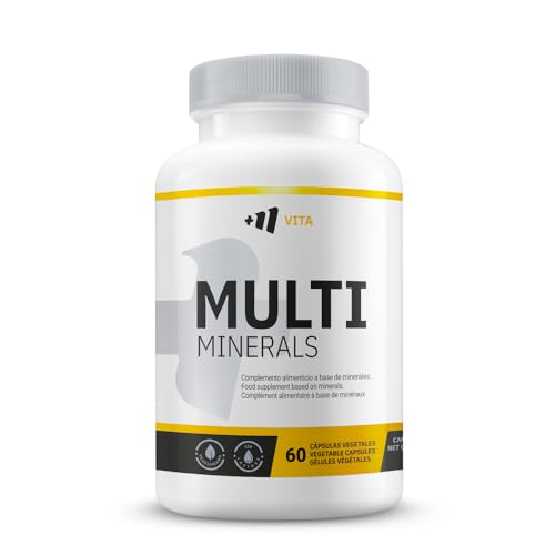 MASmusculo - Multi Minerals - 60 Cápsulas Vegetales - Complejo Multiminerals - Rendimiento y Bienestar - Minerales Esenciales - 11 minerales y oligoelementos - Sin Lactosa - Vegetariano