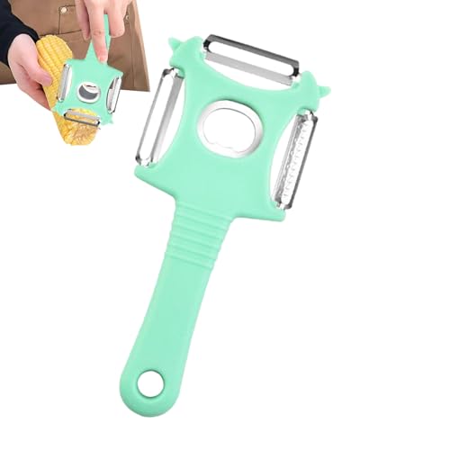 Éplucheur Légumes pour Cuisine - Couteau Éplucheur en Acier Inoxydable avec Manche Antidérapant - Outil de Cuisine pour Éplucher et Enlever les de Maïs - pour Éplucher Légumes Pommes de Terre Concombr