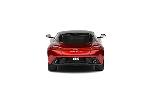 Modelo a Escala 1:43 Aston Martin DB12 Rojo 2023 miniatura 4
