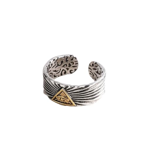 New 2026 New In 925 Sterling Silver Millennium Eye Adjustable Rings For Women Wedding Jewelry Accessories Jewellery Jewelry Fashion Accessories Creative Gift