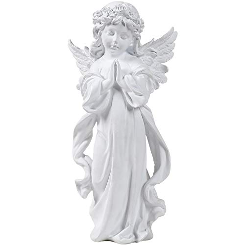 Statue ange plâtre décoration maison salon et sculpture d'extérieur