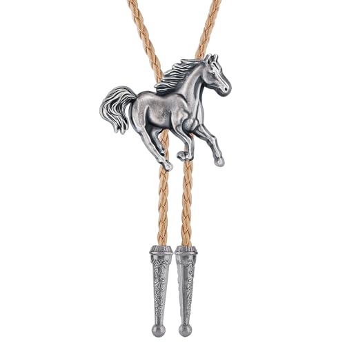 Image of Jeilwiy Bolo Tie for Men, Western Bolero Tie Cowboy Ties Native American Cowgirl Bolo Tie Accessories for Men Women