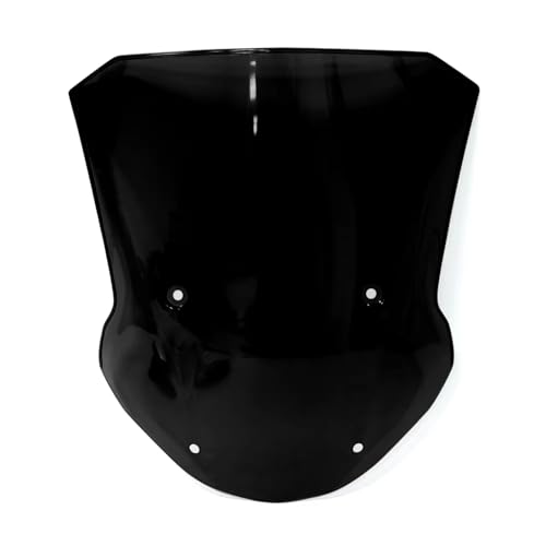 �t�����g�K���X�f�B�t���N�^�[ Compatible With For S1000XR 2020 2021 2022 2023 2024 �t�����g�K���X�E�C���h�X�N���[���f�B�t���N�^�[��^�t�����g�K���X�����O���[�ƌ݊�������(Black)