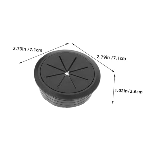 OSALADI 20 piezas Tapones para agujeros de cable para ordenadores y escritorios, fácil instalación para gestión de cables miniatura 3