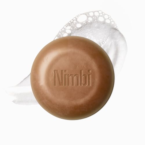 Nimbi Shave Foam Puck Clay Fragrance-Free Solid Shaving Foam Face and Body 48 Uses Pack of 1.