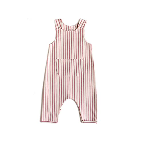 Pehr Overall Stripes Away Dark Pink / 12-18 Mos. #TOP7