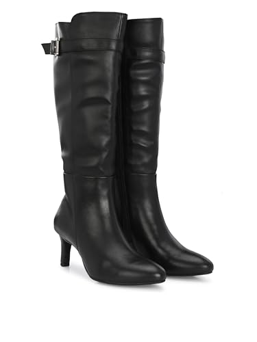 Image of Delize Women Vegan Leather Chelsea Knee Boots 64733