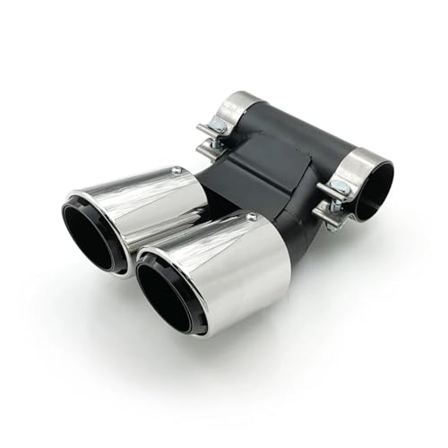 Embout d'échappement double pour Cayman et Boxster 987, finition Silver C