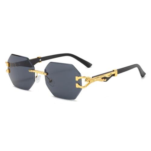 Lunettes de soleil sans monture effet bois luxe et élégance rétro chic