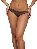 Gossard Damen Glossies Brief Slip, Rich Brown, X-Small