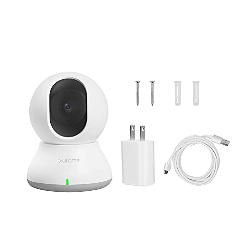 Blurams Security Camera, 2K Indoor Camera 360-Degree Pet Camera For Home Security W/ Motion Tracking, Phone App, 2-Way Audio, Ir Night Vision, Siren, Works With Alexa & Google Assistant #TOP7