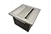 Aero Pure SBF 80 G4 S 80-CFM Super Quiet Bathroom Ventilation Fan, Energy Star Qualified, Silver with Stainless Steel Trim