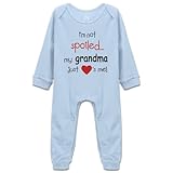 Photo Gallery davcielaora body per neonato con scritta in inglese "i m not spoiled my grandma just loves me", h-blu, 12 mesi Photo Gallery davcielaora body per neonato con scritta in inglese "i m not spoiled my grandma just loves me", h-blu, 12 mesi