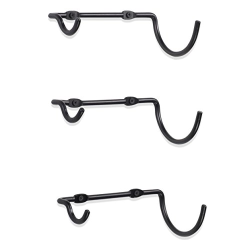Rustic State Wall Mount Iron Wine Bottle Holder Rack For All Adult Beverages Or Liquor Set Of 3 Black #TOP3
