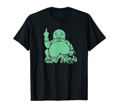 Jolly Rude Buddha - Divertido budismo zen Meditación Yoga Camiseta