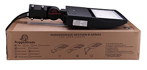 Ruggedgrade 100 Watt Led Nextgen Iii Parking Lot Lights - 14,500 Lumen - 5000K - Slip Fit Mount - Without Photocell #TOP4