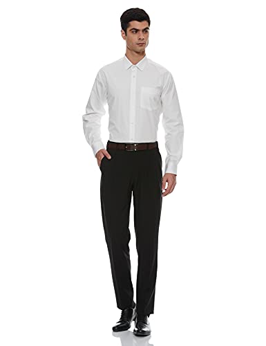Image of Amazon Brand - Arthur Harvey Men's Regular Shirt (AH01-GTZ-SOL-C100 White 44)