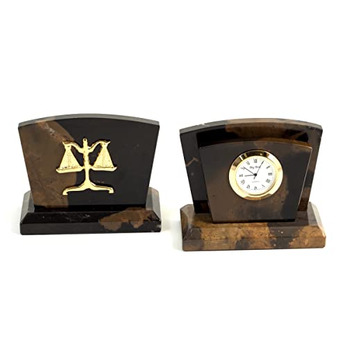 Best Black Zebra Marble Letter Rack Clocks