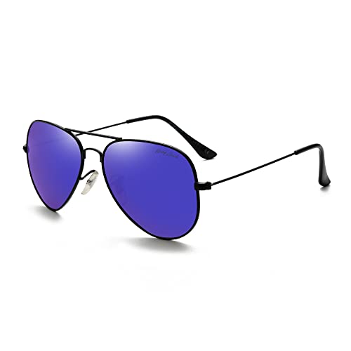 Image of grey jack Polarized Aviator Sunglasses lightweight Stylish Glasses for Men Women UV Protection S110102