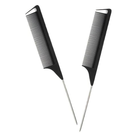 2 Pieces Anti-Static Hairdressing Tail Combs Cover